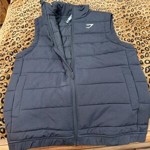 Gymshark Black Puffer Vest